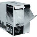 The Packaging Wholesalers Perforated Bubble Roll W/Dispenser, 12"W x 100'L x 5/16" Thick, Clear CBD51612